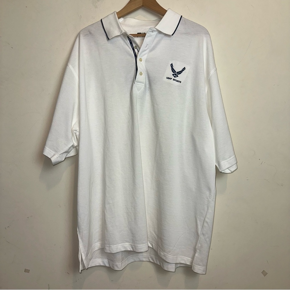 PING Polo Shirt US Air Force Men's SZ 2XL Golf Cotton Blend AF Sports Services